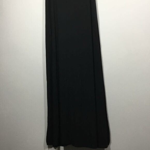 Z Supply Black Minimalist Closet Staple Clean Girl Casual Stretchy Maxi Dress M - Picture 3 of 9